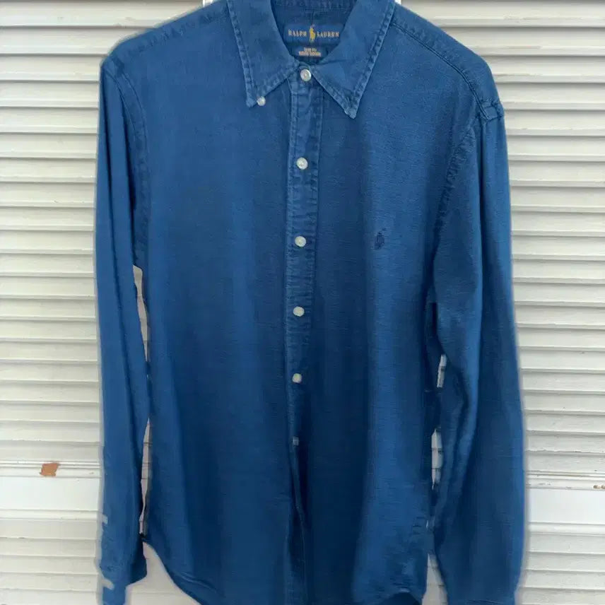 [BUNJANG] Polo Ralph Lauren Blue Denim Shirt / 폴로 랄프로렌 셔츠 블루 데님