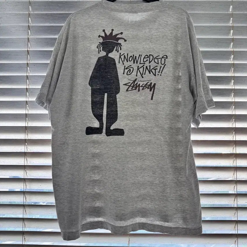 [BUNJANG] Stussy 90s Original "Knowledge Is King" T-Shirt XXL / [XXL] 90s Stussy 스투시 Knowledeg Is King!