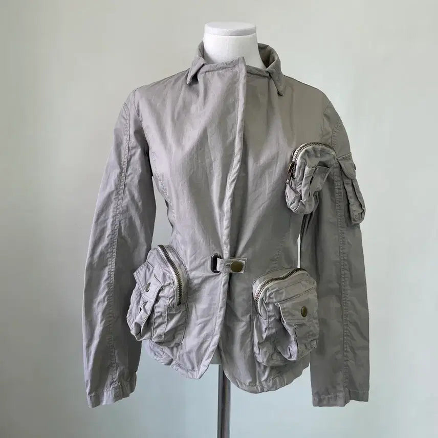 [BUNJANG] Vintage Spirol Girl Hybrid Utility Jacket / 빈티지 spirol girl 하이브리드 유틸리티자켓