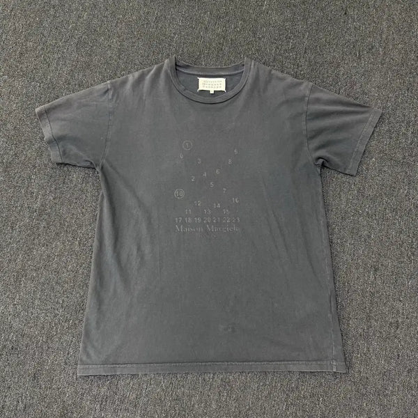 [BUNJANG] Maison Margiela Number Logo Stitch Short Sleeve T-Shirt / 메종 마르지엘라 넘버로고 스티치 반팔 티셔츠