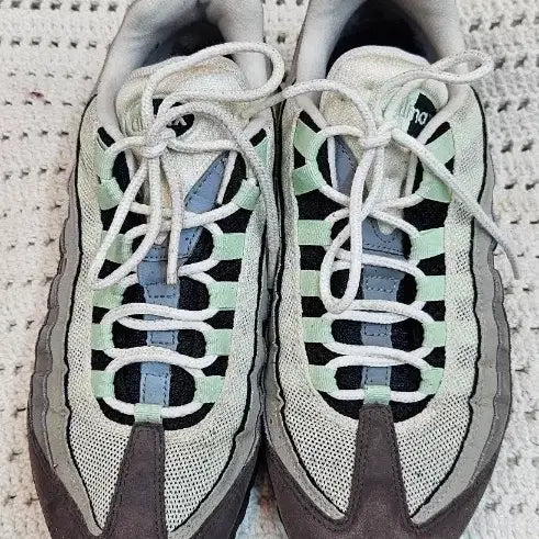 [BUNJANG] Nike Air Max 95 Mint/Grey/White Sneakers / 나이키 에어맥스95 민트/그레이/화이트