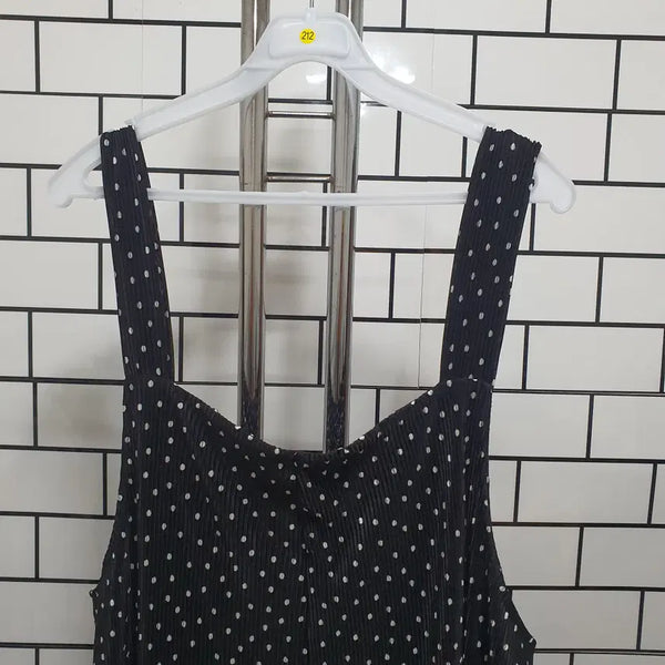 [BUNJANG] Sleeveless Pleated Jumpsuit / 노-212 플리츠 민소매 점프수트