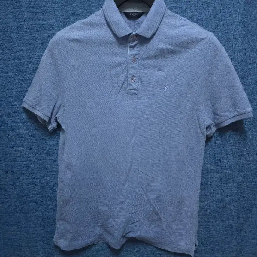 [BUNJANG] Olens Men's Collar T-Shirt Blue / 올젠 남성 카라티셔츠 블루