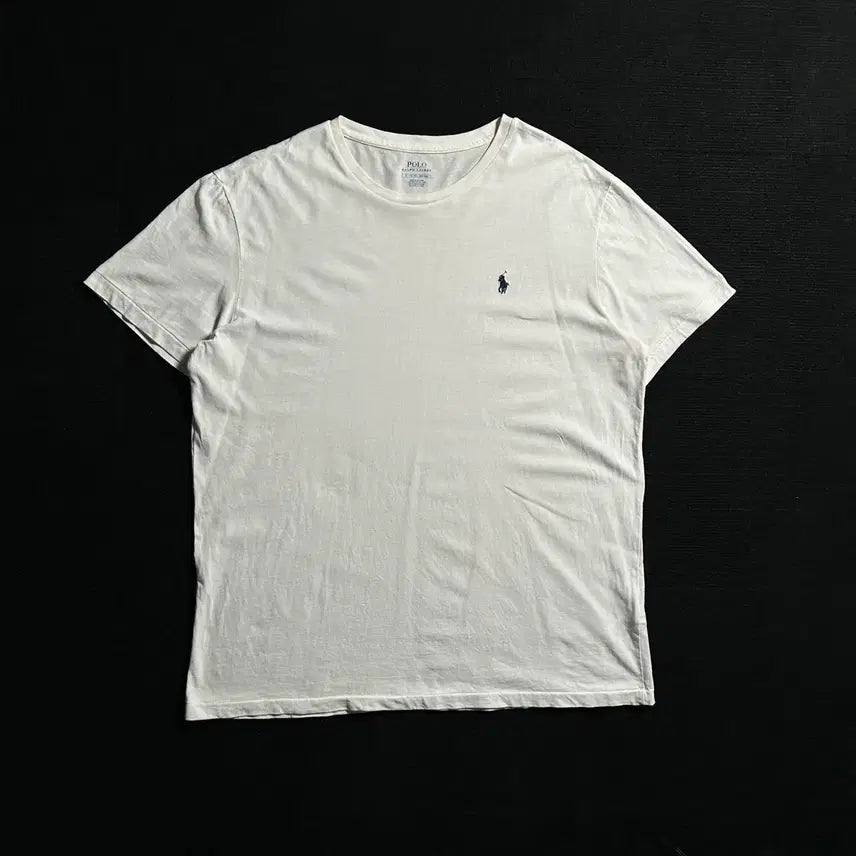 [BUNJANG] Polo Ralph Lauren White T-Shirt XL / 폴로 랄프로렌 화이트 반팔티셔츠