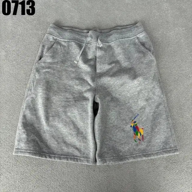 [BUNJANG] Polo Ralph Lauren Grey Teddy Bear Embroidery Shorts XL / 폴로 랄프로렌 그레이색상 곰돌이 자수 숏팬츠XL