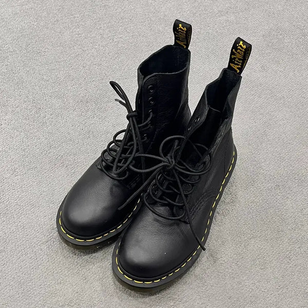 [BUNJANG] Dr. Martens 1460 Black Leather Boots / 230 닥터마틴 1460 블랙 레더 워커