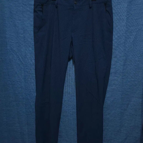[BUNJANG] JDX Golf Men's Navy Pattern Dress Pants / JDX골프  남성 정장 바지 네이비 패턴