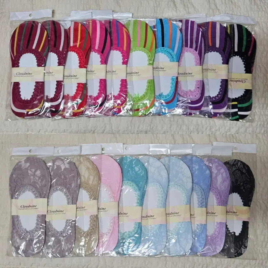 [BUNJANG] Women's No-Show Socks Set / 여성 페이크삭스 덧신 세트