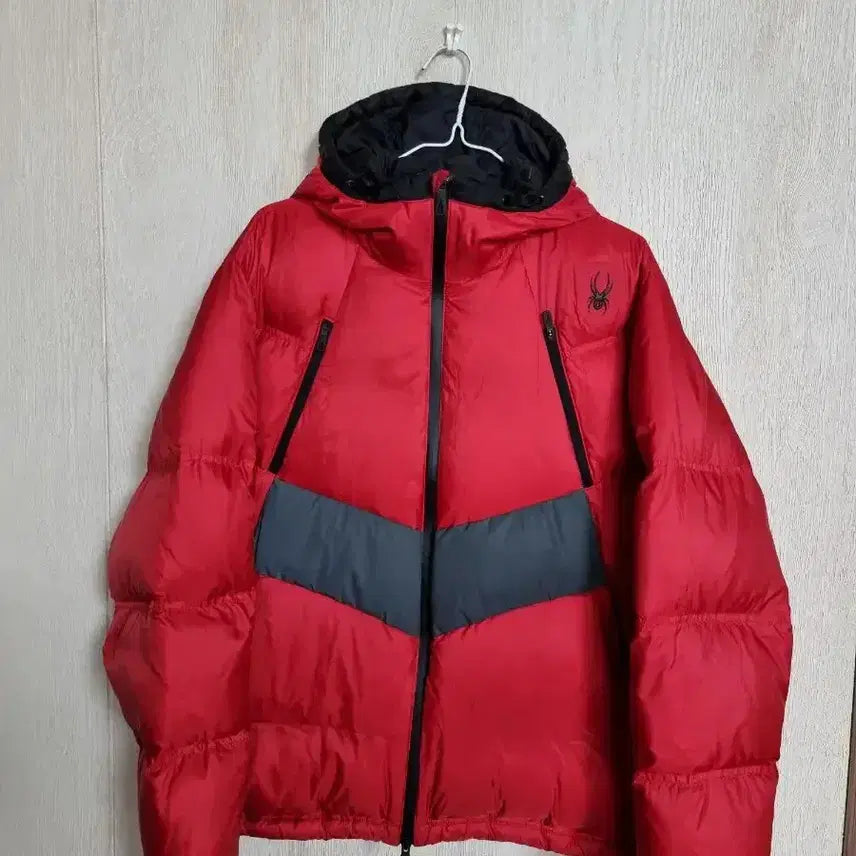 [BUNJANG] Spider Padded Jacket Red M / 스파이더 패딩 레드 m