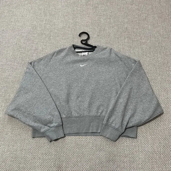 [BUNJANG] Nike Women's Cropped Sweatshirt - Size M / M 나이키 기모 여성 크롭 맨투맨 B.7163
