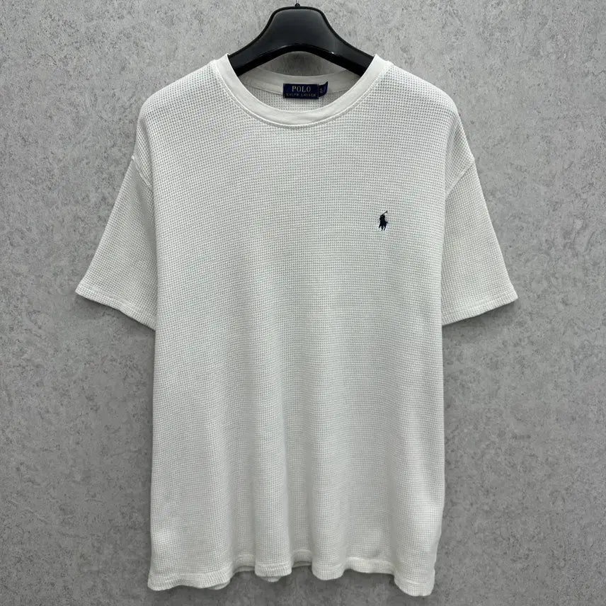 [BUNJANG] Polo Ralph Lauren Men's Relaxed Fit Waffle Short Sleeve T-Shirt (XL) / 105 폴로 랄프로렌 남자 루즈핏 와플 반팔 티셔츠
