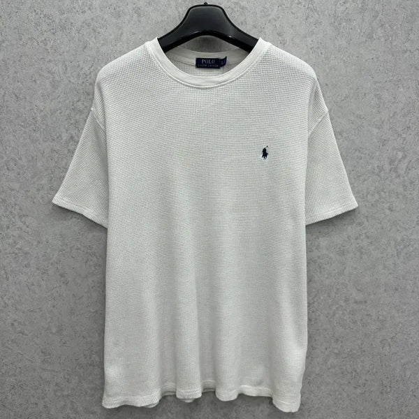 [BUNJANG] Polo Ralph Lauren Men's Relaxed Fit Waffle Short Sleeve T-Shirt (XL) / 105 폴로 랄프로렌 남자 루즈핏 와플 반팔 티셔츠