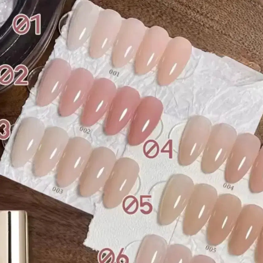 [BUNJANG] MIANEL Syrup Gel Nail Polish (Colors 01-05) / 알리 젤 네일 미아넬 MIANEL 시럽 01~05컬러