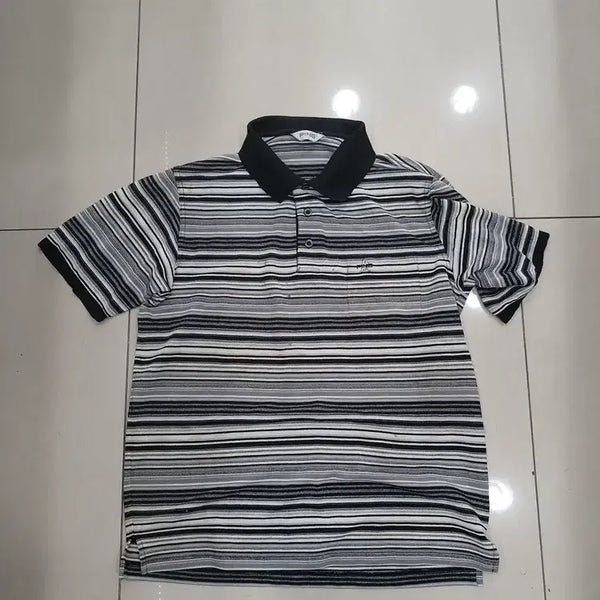 [BUNJANG] PING Short-Sleeve Collared T-Shirt (Size 100) - Used / PING 100사이즈 반팔카라티셔츠 오염 작업복으로만 추천 중고