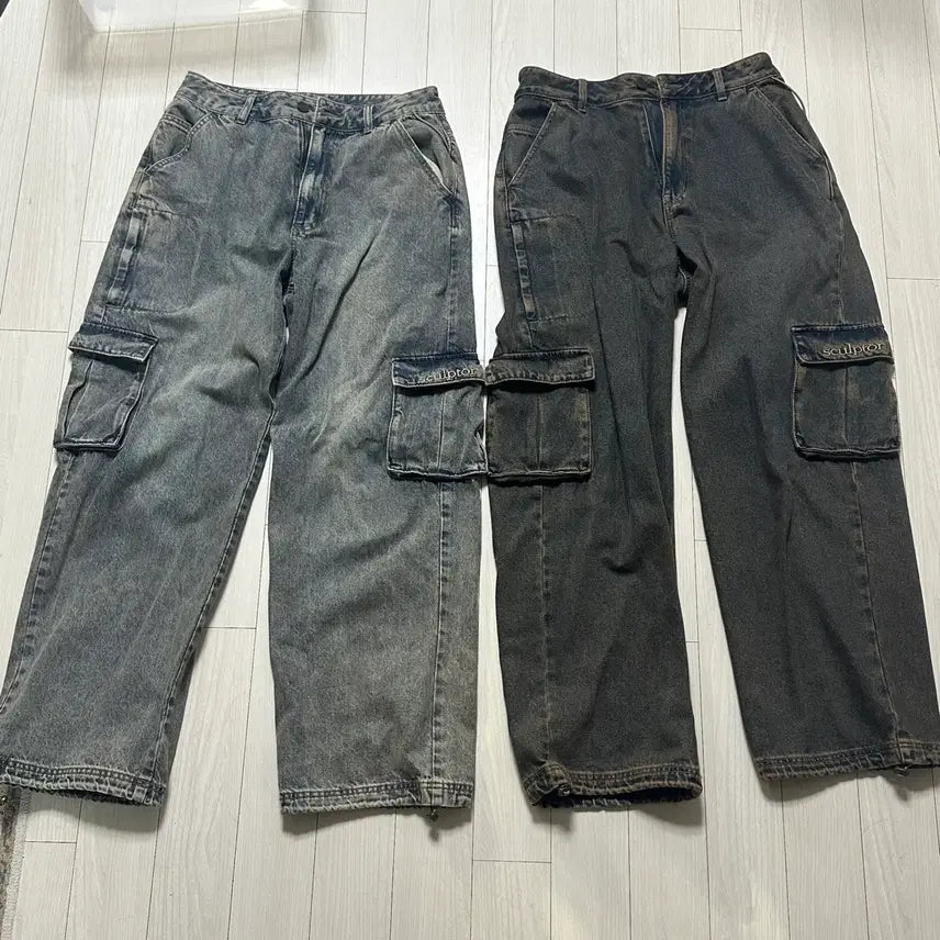 [BUNJANG] Sculptor Cargo Jogger Pants (Vintage Tint, Brown) / 스컬프터 카고 조거팬츠 M (빈티지 틴트, 브라운)