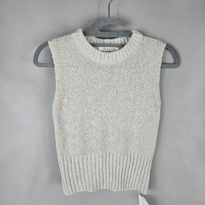 [BUNJANG] CoenClo Women's Boucle Sleeveless Knit Vest / [무료배송]새상품 코앤클로 F 여성 부클 여름 민소매 니트 조끼 베스트