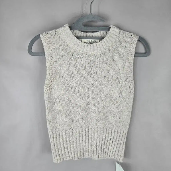 [BUNJANG] CoenClo Women's Boucle Sleeveless Knit Vest / [무료배송]새상품 코앤클로 F 여성 부클 여름 민소매 니트 조끼 베스트