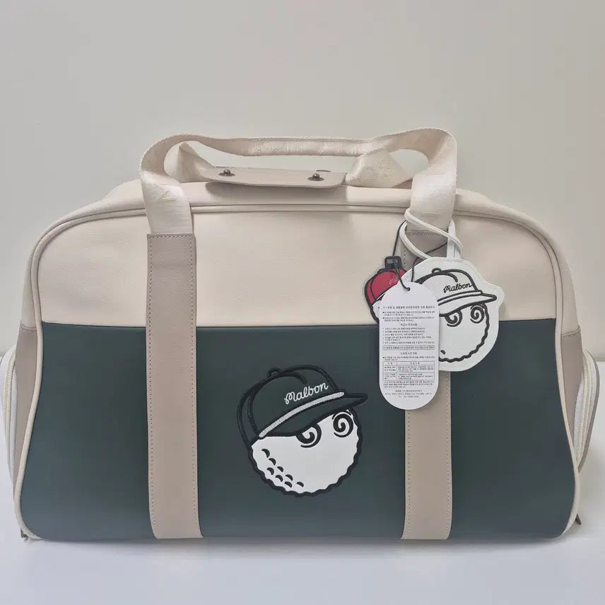 [BUNJANG] Green Ivory Boston Bag / 그린아이보리 보스턴백