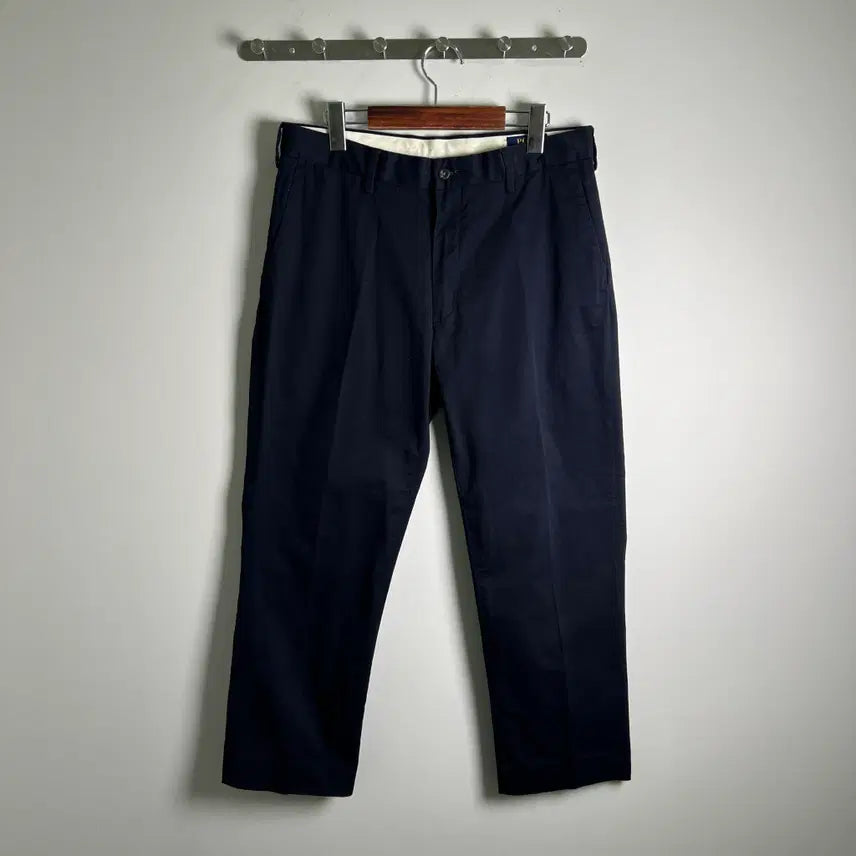 [BUNJANG] Polo Ralph Lauren Navy Cotton Chino Pants 32 / POLO 폴로 랄프로렌 네이비 코튼 치노 팬츠 32