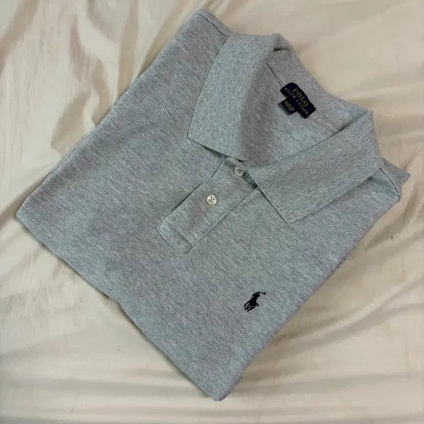 [BUNJANG] Polo Ralph Lauren Short Sleeve Polo Shirt Grey (Boys XL) / 95) 폴로 랄프로렌 반팔 카라티 그레이