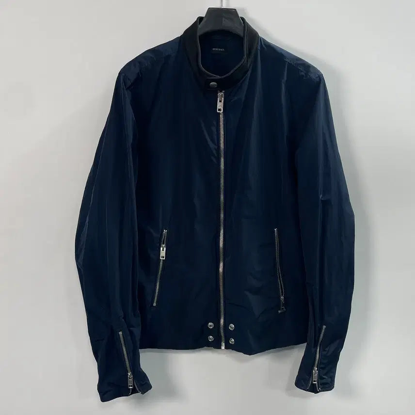 [BUNJANG] DIESEL Nylon Single Bomber Jacket XL / DIESEL 디젤 나일론 싱글 봄버 자켓 (on.1071)