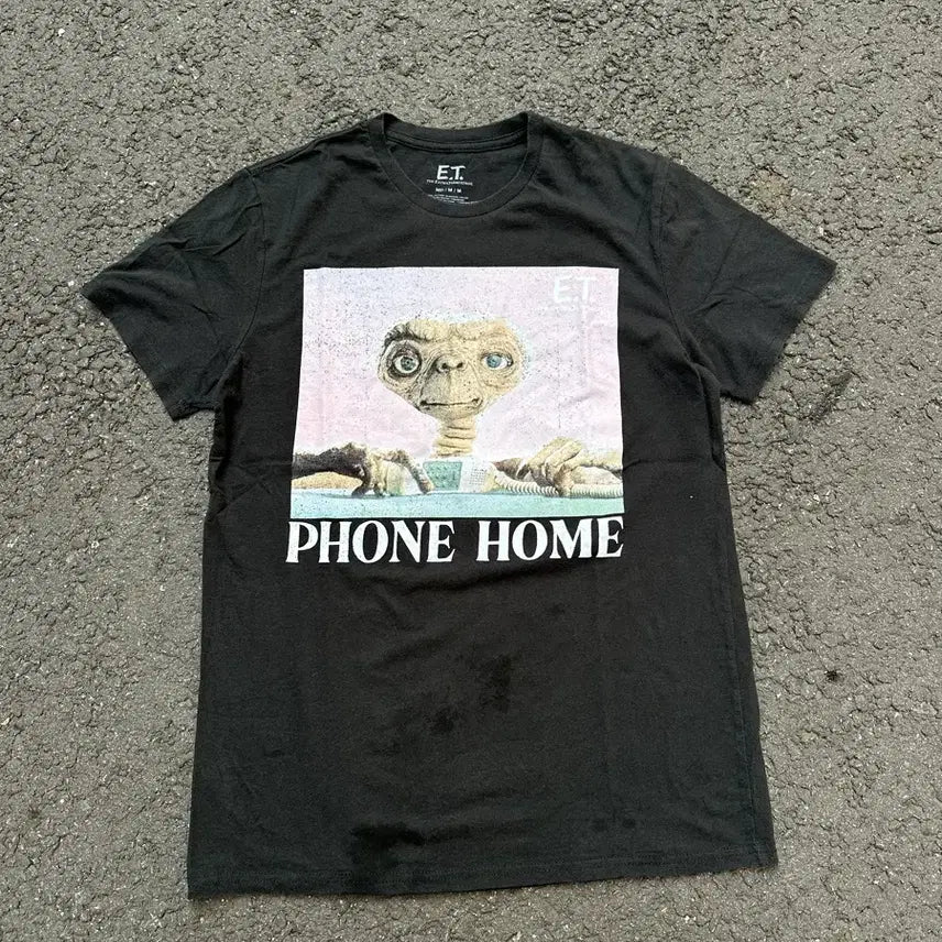 [BUNJANG] Vintage E.T. Phone Home Graphic T-Shirt / [빈티지] E.T. Phone Home T-Shirt