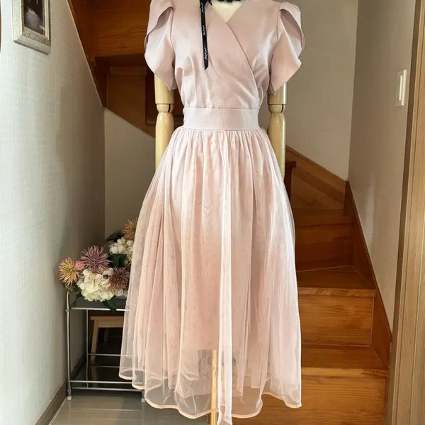 [BUNJANG] Marant Wrap Style Top and Chiffon Skirt Dress / marant