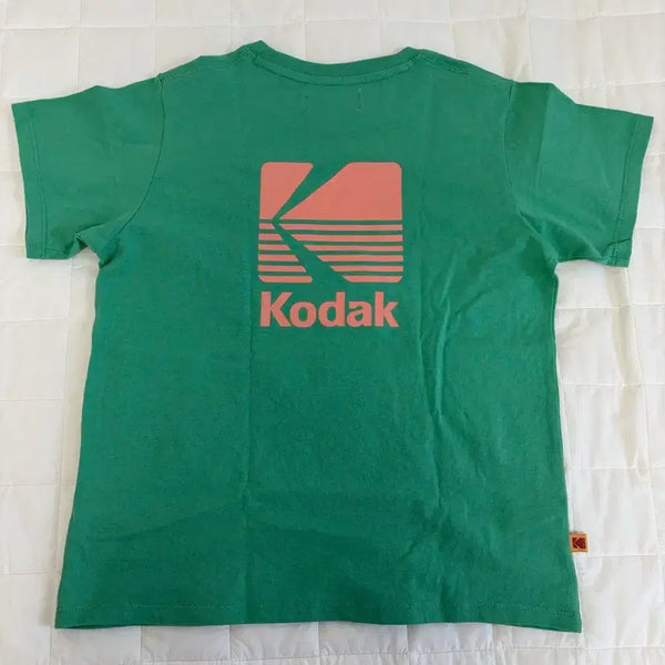 [BUNJANG] Kodak Kids Retro Graphic T-Shirt (Size 150) / 코닥 반팔 티셔츠 (키즈 150) 레트로 청록 녹색 그린 아오이유우