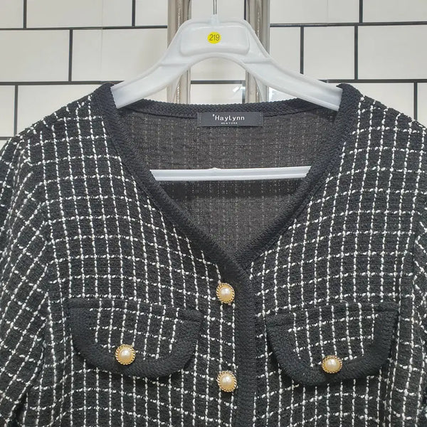 [BUNJANG] Cropped Tweed Jacket / 노-219 크롭 트위트 자켓