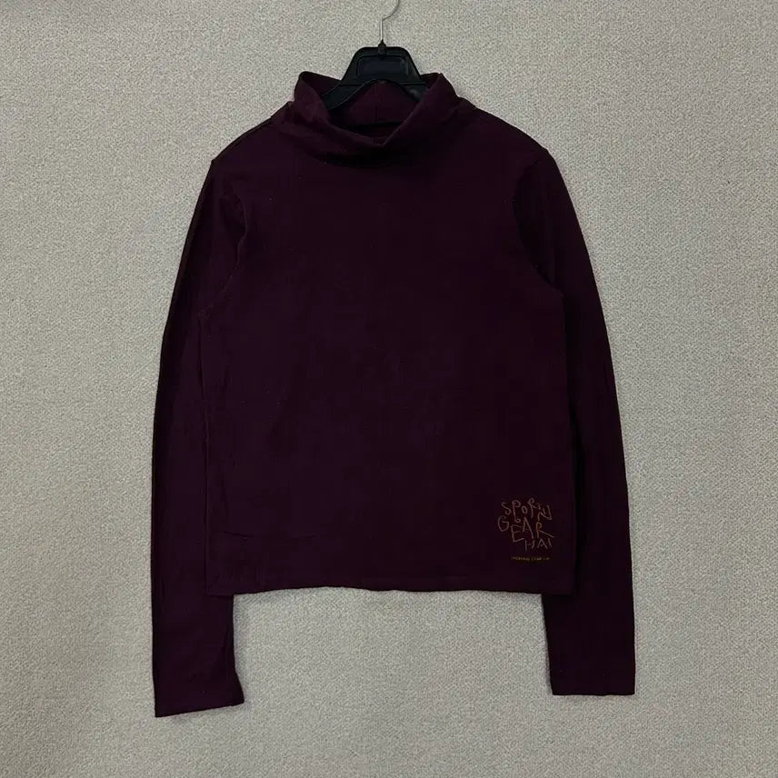 [BUNJANG] Issey Miyake High Sporting Gear Burgundy Turtleneck Long Sleeve (Size S) / (S) 이세이미야케 하이 스포팅기어 버건디 터틀넥 롱슬리브