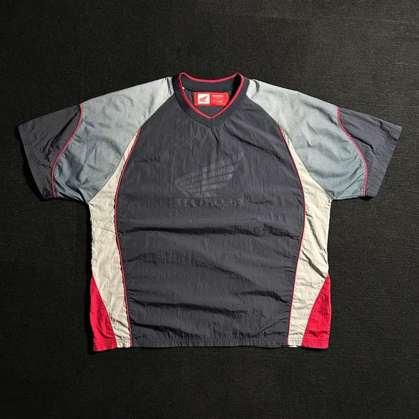 [BUNJANG] Honda Speed Track Nylon Short Sleeve T-Shirt XL / 혼다 스피드 트랙 나일론 반팔티셔츠