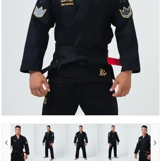 [BUNJANG] Kingz 450 Comp V6 Jiu-Jitsu Gi Black / 킹즈 450콤프 V6 블랙