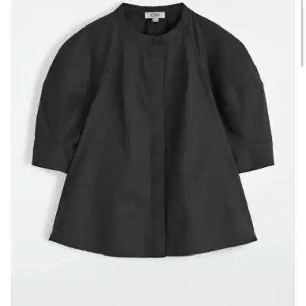 [BUNJANG] COS Puff Sleeve Blouse Black Size 36 / 코스 퍼프 슬리브 블라우스 셔츠 블랙 36