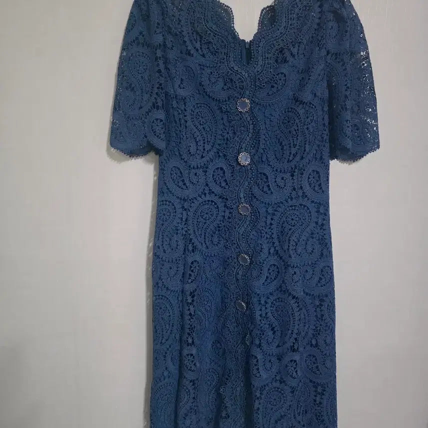 [BUNJANG] Egoist Navy Lace Dress Size 66 / 에고이스트 원피스 66