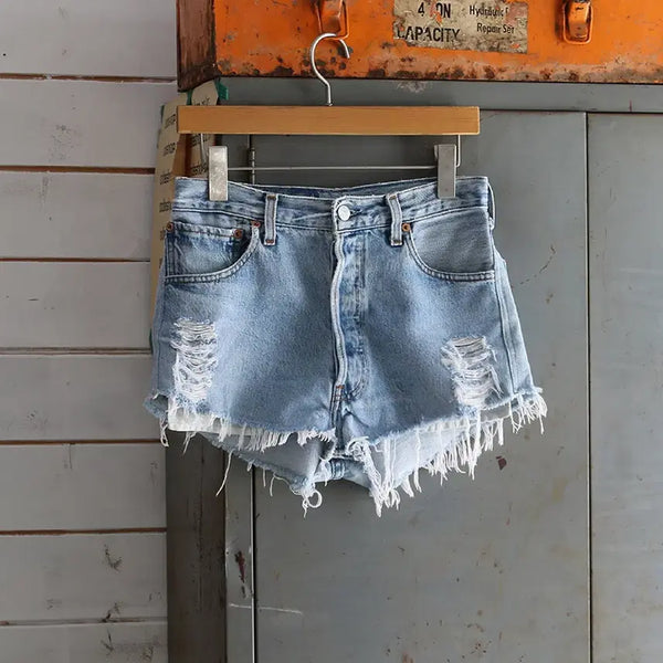 [BUNJANG] Levi's 501 Denim Hot Pants / 90's 리바이스 501 데님 핫팬츠 (여성용 27)