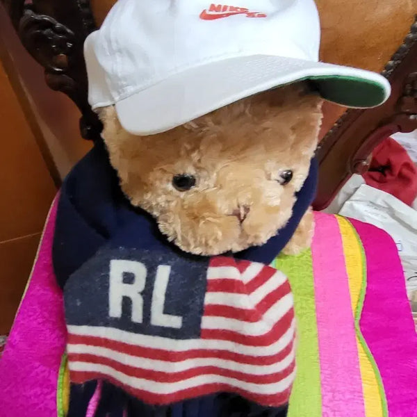 [BUNJANG] Nike Cap & Polo Ralph Lauren Scarf Set / 나이키 볼캡 폴로 랄프로렌 머플러 세트