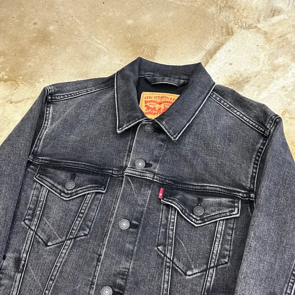 [BUNJANG] Levi's Type III Black Denim Jacket (Size S) / S 리바이스 Type lll 흑청 데님 자켓