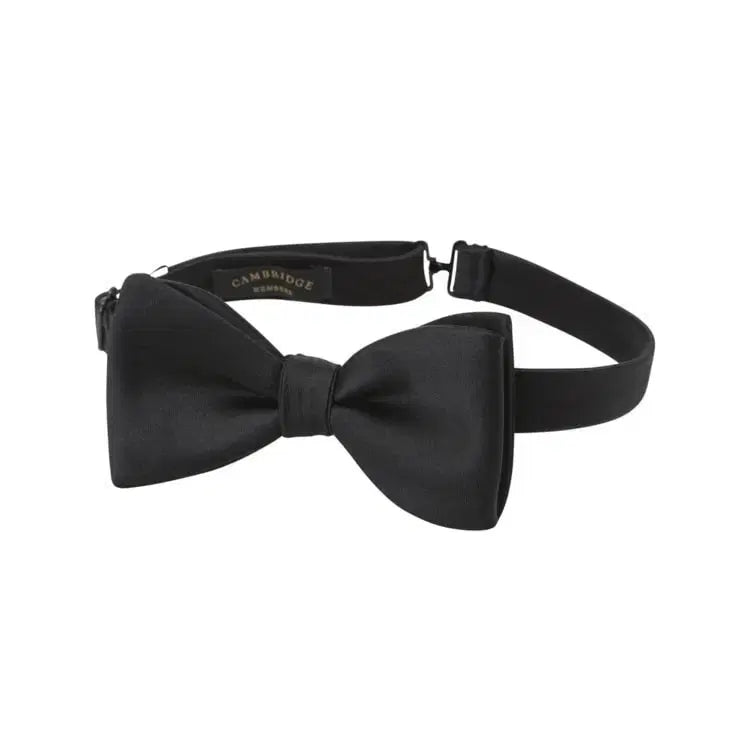 [BUNJANG] Cambridge Members Black Silk Bow Tie / 캠브릿지 멤버스 블랙 실크 보타이