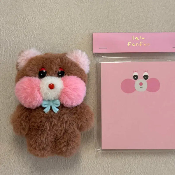 [BUNJANG] Annyeong Mimi Bread Duck Gombbangyi & Memo Pad Set / 안녕미미 빵빵덕 곰빵이 + 떡메모지
