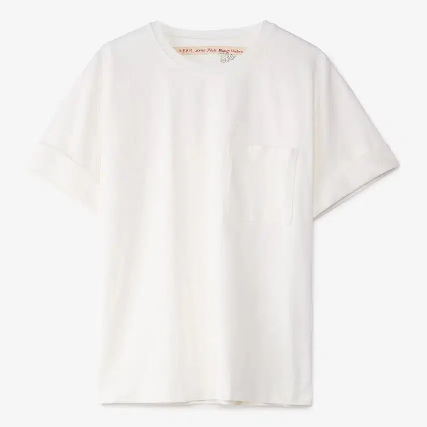 [BUNJANG] Capital 16 Degree Jersey Ami Beach Pack T-Shirt White / [4] 캐피탈 16 디그리 저지 아미 비치 팩 티셔츠 화이트