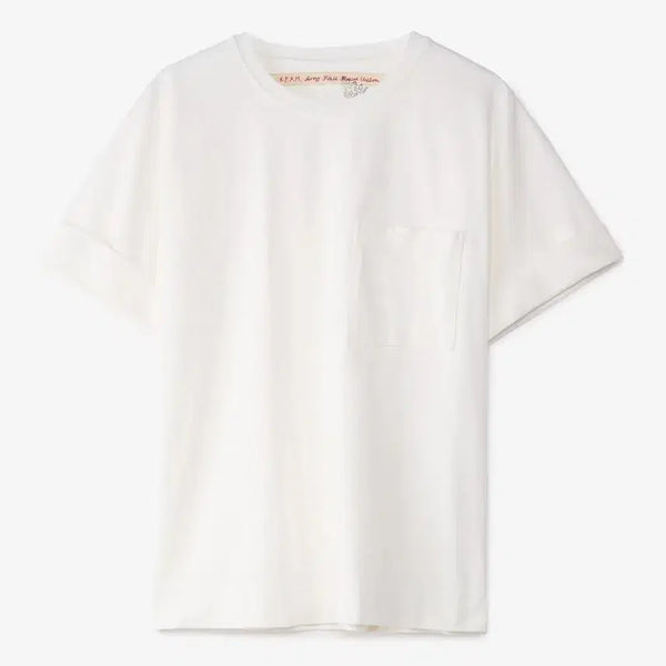 [BUNJANG] Capital 16 Degree Jersey Ami Beach Pack T-Shirt White / [4] 캐피탈 16 디그리 저지 아미 비치 팩 티셔츠 화이트