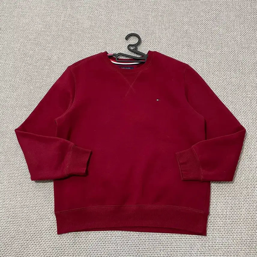 [BUNJANG] Tommy Hilfiger Brushed Round Sweatshirt L / L 타미힐피거 기모 라운드 맨투맨 B.7165