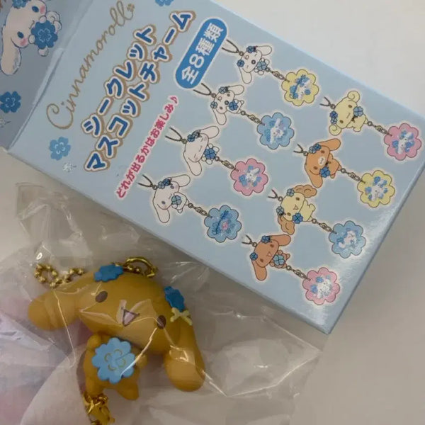 [BUNJANG] Sanrio Cinnamoroll Mizuiro Clover Keyring / 산리오 시나모롤 미즈이로 클로버 키링 모카 양도