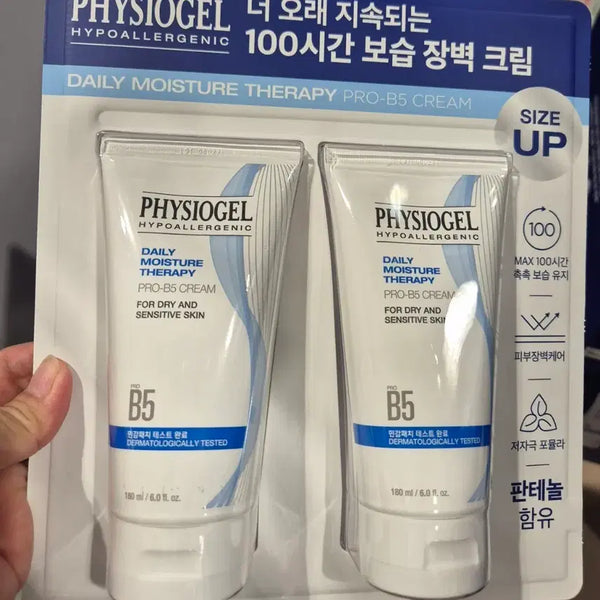 [BUNJANG] Physiogel Daily Moisture Therapy Pro-B5 Cream 180ml Set (2 Count) / 피지오겔 데일리 모이스처 테라피 프로-B5 크림 180ml 2개 세트