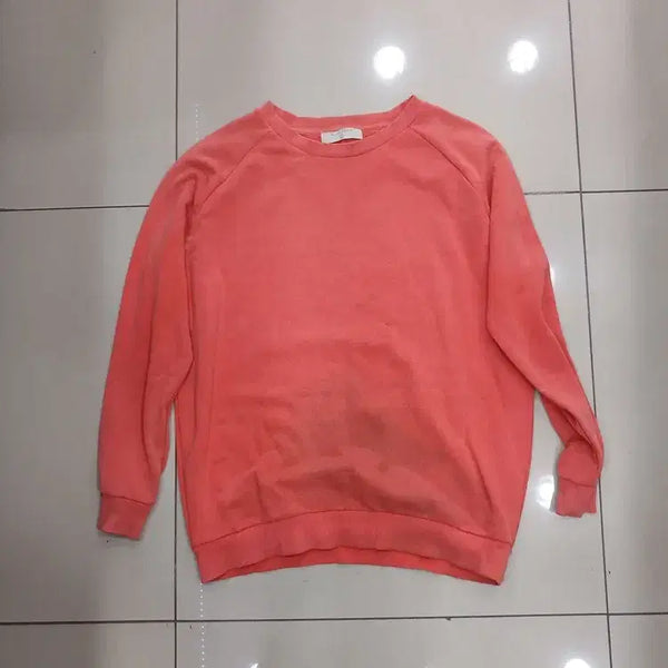 [BUNJANG] Giordano Pink Long-Sleeve T-Shirt (Size M) / 지오다노  M사이즈 핑크색 긴팔티셔츠 중고라오염많아요 작업복으로만추천