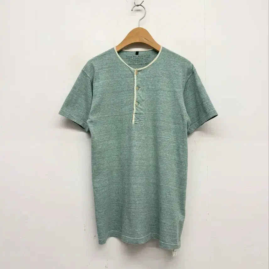[BUNJANG] Nigel Cabourn 50s Henley Neck T-Shirt / 나이젤카본 50s 헨리넥 티셔츠