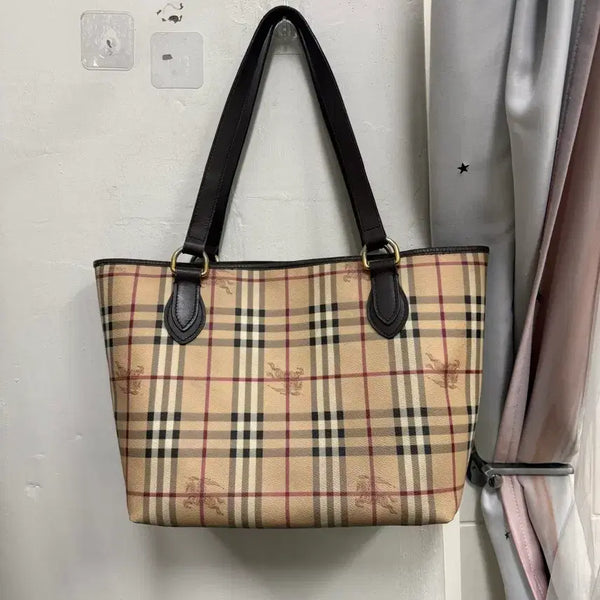 [BUNJANG] Burberry Vintage Check Shopper Bag / 버버리 빈티지 체크 쇼퍼백