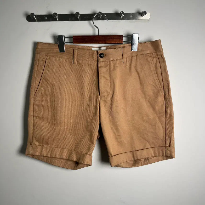 [BUNJANG] AMI Beige Chino Shorts L / AMI 아미 베이지 치노 숏팬츠 L