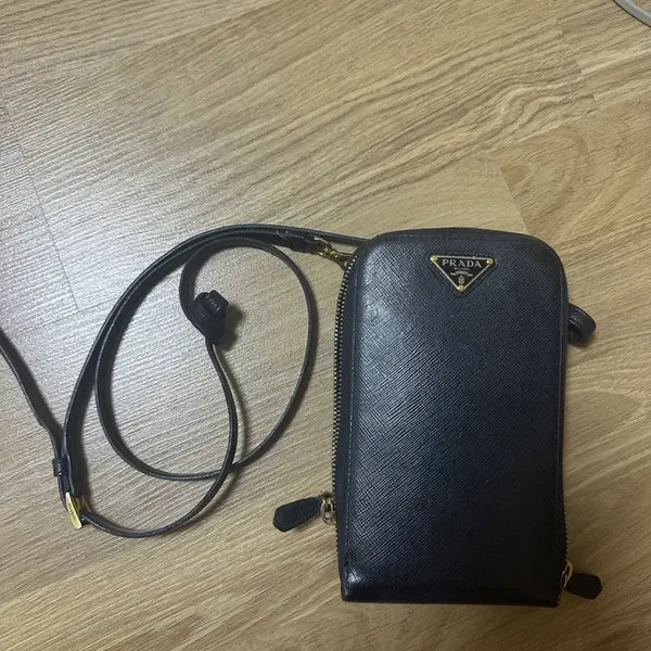 [BUNJANG] Prada Saffiano Phone Case Bag / 프라다 사피아노 폰 케이스백