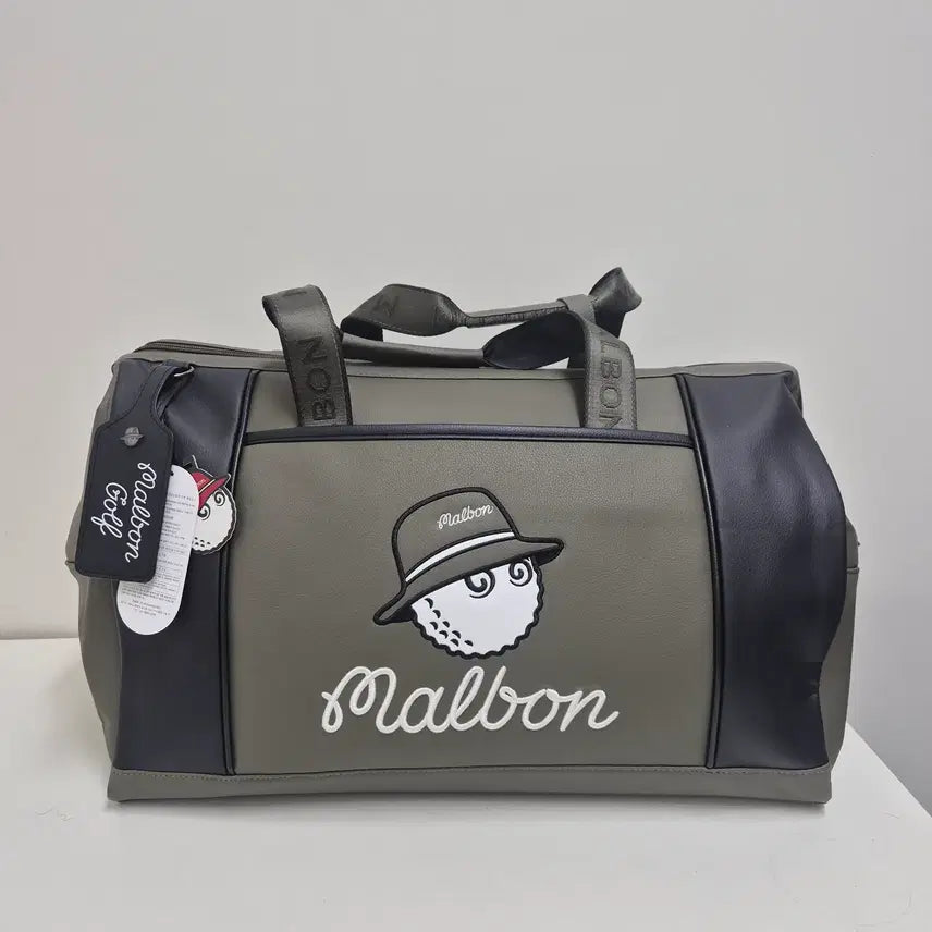 [BUNJANG] Malbon Khaki Boston Bag / 말본 카키 보스턴백